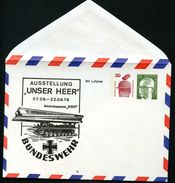 Bund PU58 D2/001  Privat-Umschlag BUNDESWEHR Panzer 1976  NGK 20,00€ - Enveloppes Privées - Neuves