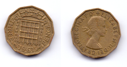 Great Britain 3 Pence 1961 - F. 3 Pence