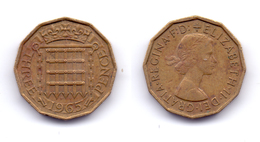 Great Britain 3 Pence 1965 - F. 3 Pence