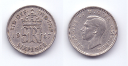 Great Britain 6 Pence 1947 - H. 6 Pence