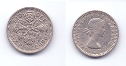 Great Britain 6 Pence 1961 - H. 6 Pence