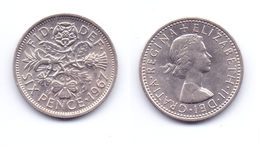 Great Britain 6 Pence 1967 - H. 6 Pence