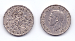 Great Britain 2 Shillings 1951 - J. 1 Florin / 2 Shillings