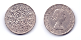 Great Britain 2 Shillings 1959 - J. 1 Florin / 2 Shillings