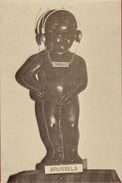 QSL Card Amateur Radio Station CB Bruxelles Brussel Manneken Pis 1982 Manneke - Amateurfunk