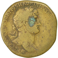 Monnaie, Hadrien, Sesterce, 119-120, Rome, TB, Cuivre, RIC:II 582c - La Dinastia Antonina (96 / 192)