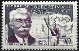France 1956 - Olympic Games : Baron Pierre De Coubertin ( Mi 1116 - YT 1088 ) MNH** - Ongebruikt