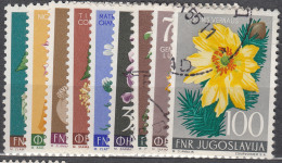 Yugoslavia Republic 1955 Flowers Mi#765-773 Mint/used - Used Stamps