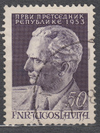Yugoslavia Republic, Tito 1953 Mi#728 Used - Used Stamps
