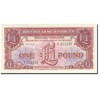 Billet, Grande-Bretagne, 1 Pound, 1956, Undated (1956), KM:M29, NEUF - Fuerzas Armadas Británicas & Recibos Especiales