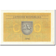 Billet, Lithuania, 0.50 Talonas, 1991, Undated (1991), KM:31b, NEUF - Litauen