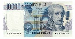 REPUBBLICA ITALIANA - 10000 LIRE ALESSANDRO VOLTA -  FIOR DI STAMPA - DECR. 03/09/1984 - CIAMPI - STEVANI  - KA975598B - 10.000 Lire