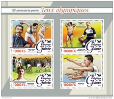 GUINEA REP. 2016 ** 1st Olympic Games 1. Olympische Spiele M/S - OFFICIAL ISSUE - A1623 - Estate 1896: Atene