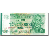 Billet, Transnistrie, 10,000 Rublei On 1 Ruble, 1996, OLD DATE (1994), KM:29 - Moldavia