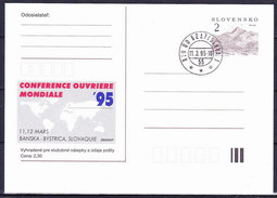 Slovaquie 1995 Entier (CDV 6) Obliteré - Cartes Postales