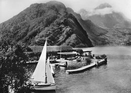 STANSSTAD → Hotel Winkelried Mit Segelboot, Fotokarte Ca.1960 - Stans