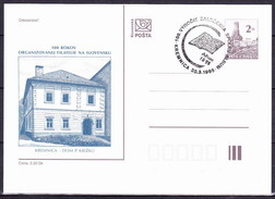 Slovaquie 1995 Entier (CDV 9) Obliteré, Cachet 100 Ans De Philatélie En Slovaquie - Cartoline Postali