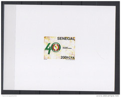 Senegal 2015 Scarce Proof EPREUVE DE LUXE Emission Commune Joint Issue CEDEAO ECOWAS 40 Ans 40 Years - Emisiones Comunes