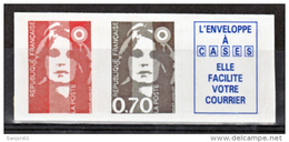 France    5c Marianne De Carnet Sv + 70 Cts + Vignette  Neuf ** TB MNH Sin Charnela Cote 20 - Neufs