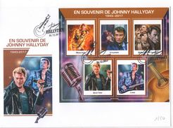 Enveloppe Collector Johnny Hallyday 1943 - 2017 Souvenir Hommage Cachet N°2 - Objets Dérivés