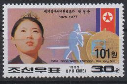 North Korea Corée Du Nord 2006 Mi. 5084 Surchargé OVERPRINT Tennis De Table Table Tennis Ping Pong Tischtennis MNH** RAR - Tafeltennis