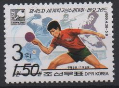 North Korea Corée Du Nord 2006 Mi. 5067 Surchargé OVERPRINT Tennis De Table Table Tennis Ping Pong Tischtennis MNH** RAR - Tafeltennis