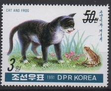 North Korea Corée Du Nord 2006 Mi. 5054 Surchargé Überdruck OVERPRINT Faune Fauna Grenouille Frog Frosch MNH** RARE - Grenouilles