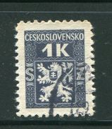 TCHECOSLOVAQUIE- Service Y&T N°2- Oblitéré - Official Stamps