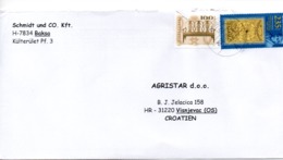 Letter - Stamp J. Muller Von Konigsberg / Museum / Postmark Baksa, 2017., Hungary, Envelope - Briefe U. Dokumente