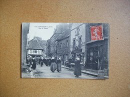 Carte Postale Ancienne De Lanvollon: Rue Du Centre - Lanvollon