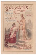Image Pieuse Religieuse St-Ambroise Calendrier Spirituel Dépliant D. SAUDINOS-RITOURET N°463 - Imágenes Religiosas