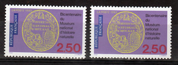 France 2812 Variétés Bleu Clair Et Foncé  Neuf ** TB MNH Sin Charnela - Neufs