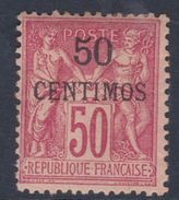 Maroc N° 6 X Timbre De France Surchargé, Partie De Série : 50 C. Sur 50 C. Trace De Charnière Sinon TB - Unused Stamps