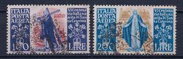ITALIE - PA 129/130 PAIRE SAINTE CATHERINE OBL USED COTE 80 EUR - Luchtpost