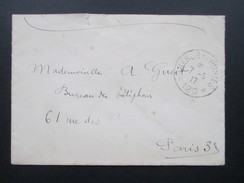 Frankreich 1917 Tresor Et Postes 129 Paris 1. WK. Stempel: PH. 344. Mit Einigen Vermerken Und Notizen!! - Lettres & Documents