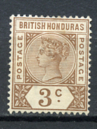 1891 -  BRITISH HONDURAS - Mi. Nr. 33 - LH -  (UP.70.26) - Honduras Británica (...-1970)