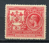 1921 -  BRITISH HONDURAS - Mi. Nr. 84 - LH -  (UP.70.26) - Honduras Britannique (...-1970)