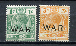 1918 -  BRITISH HONDURAS - Mi. Nr.  82/83 - LH -  (UP.70.26) - British Honduras (...-1970)