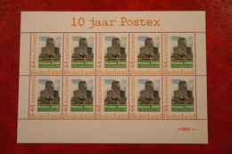 Sheet Postzegelshow 10 Jaar POSTEX 2008 Building POSTFRIS / MNH / ** Nederland / Netherlands - Persoonlijke Postzegels