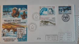 TAAF & AAT   Project Blizzard  85/86, Dumont D'Urville 12/85 - Storia Postale