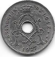 Belguim 5 Centimes 1927  Dutch Vf+ - 5 Cent