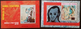 GUINEE EQUATORIALE Picasso, Peinture, Painting, MICHEL BF 13/14 ** MNH - Picasso