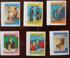 LAOS Picasso, Peinture, Painting, Philexfrance 89. Yvert  N°919/24 ** . MNH. - Picasso