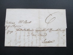 GB Vorphila 1791 Brief Von Haverfordwest-London. Wales! Stationer Opposito St. Clement Church. St. Martins Haverfordwest - ...-1840 Precursori