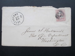 USA Ca. 1861 Nr. 18 EF Kenkintown A Borough (village) In Montgomery County. 4 Kreisstempel - Brieven En Documenten