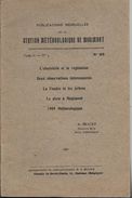 Belgique MOGIMONT Publication Station Météorologique N° 23 1909 16 Pages Météo . ...G - Belgium