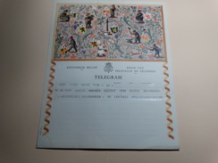 Télégram à Partir De Gent Vers Gent St Pieter Le 22/10/60. - Sellos Telégrafos [TG]