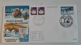 AAT   Project Blizzard  85/86 Navires IceBird & Southern Quest - Storia Postale