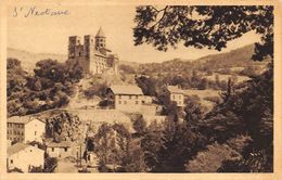 CPSM 63 ST NECTAIRE VUE GENERALE ET L EGLISE - Saint Nectaire