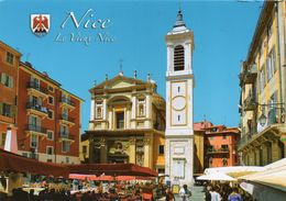CPM - F - ALPES MARITIMES - NICE - VIEUX NICE - CATHEDRALE SAINT REPARATE - PLACE ROSSETTI - Piazze